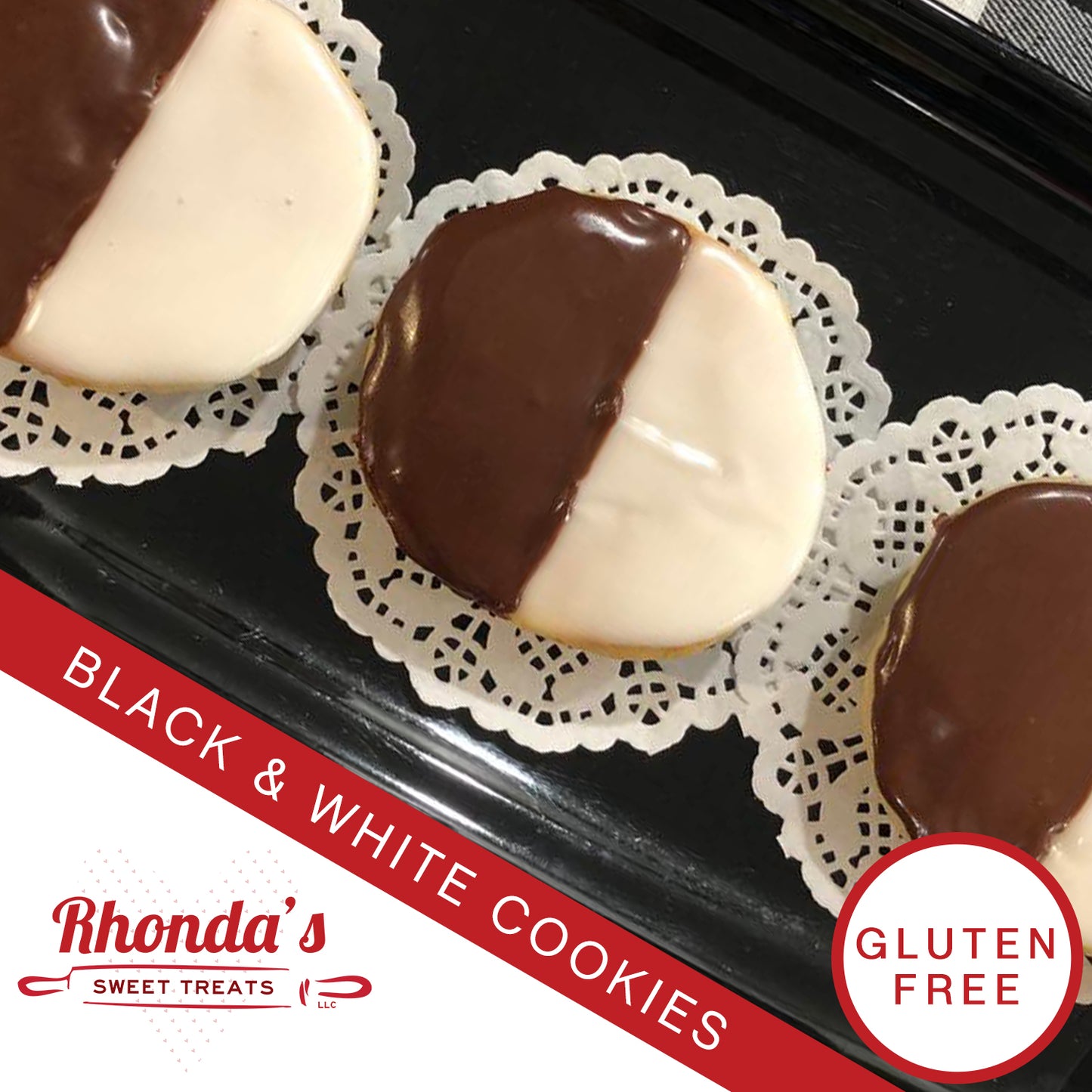 Gluten Free Black & White Cookies