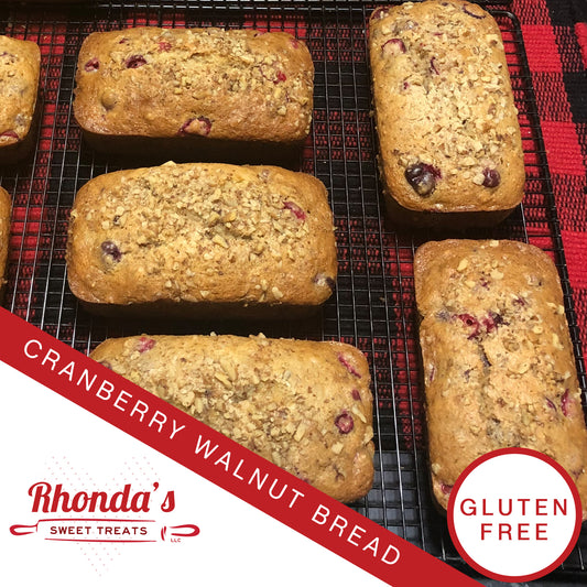 Gluten Free Cranberry Walnut Bread